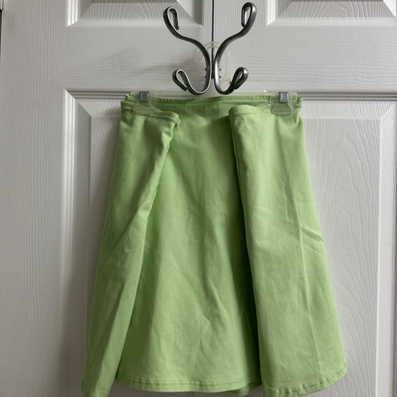 Wild Fable XXL Sage Green High Rise Bodycon Mini Skort Built-in Shorts Zip - Picture 5 of 9